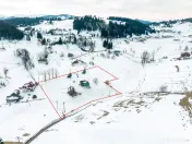 Teren 7,656 mp + Cabane tip A Frame, Fundata 