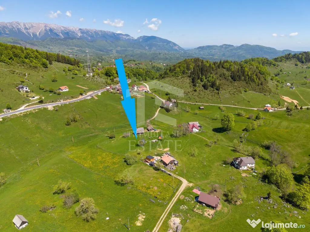 Fundata | Teren de vanzare | 7,656 mp + Cabane tip A Frame