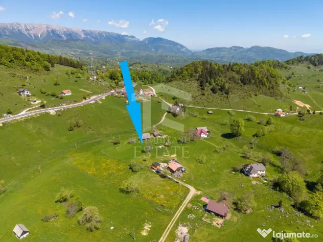 Fundata | Teren de vanzare | 7,656 mp + Cabane tip A Frame