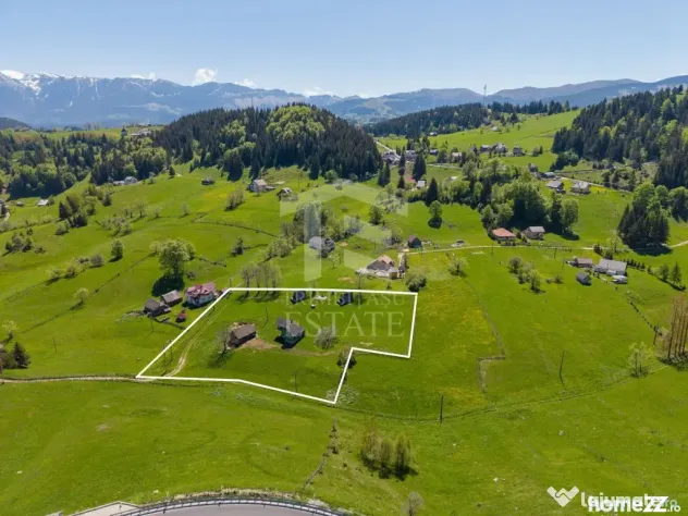 Fundata | Teren intravilan | 7,656 mp + Cabane tip A Frame - Fundata (Brasov)