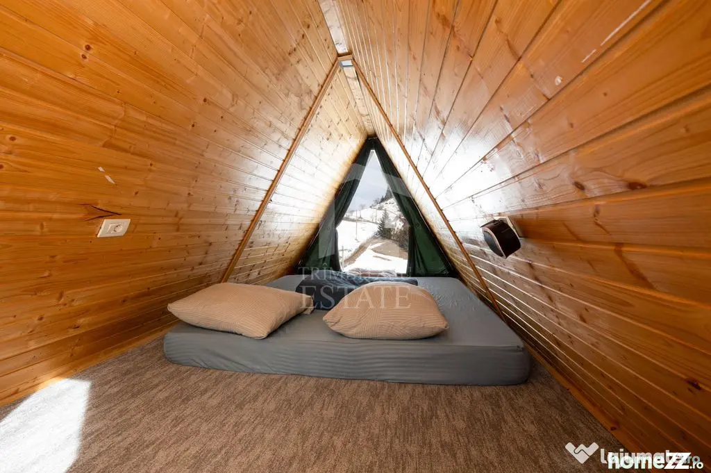 Fundata | Teren intravilan | 7,656 mp + Cabane tip A Frame - Fundata (Brasov)