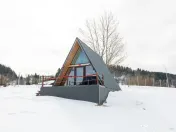 Teren 7,656 mp + Cabane tip A Frame, Fundata 