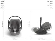 Scoica auto Cybex Priam Jewels of Nature – model premium, 0–13 kg 