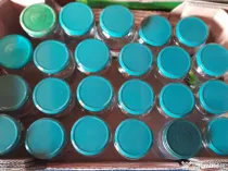 Borcane cu capac metalic diverse marimi 23 bucati