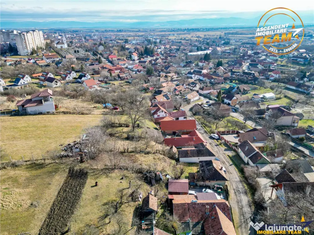 Teren intravilan 493 mp cu casa, Sfantu Gheorghe, Simeria,Co
