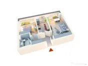 Apartament 2 camere nou-63 mp S.utilă - Zona Lacul Străulești Sector 1