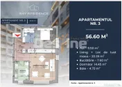 Apartament 2 camere Cornitoiu - Ray Residence 