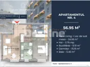 Apartament 2 camere, complex rezidențial 