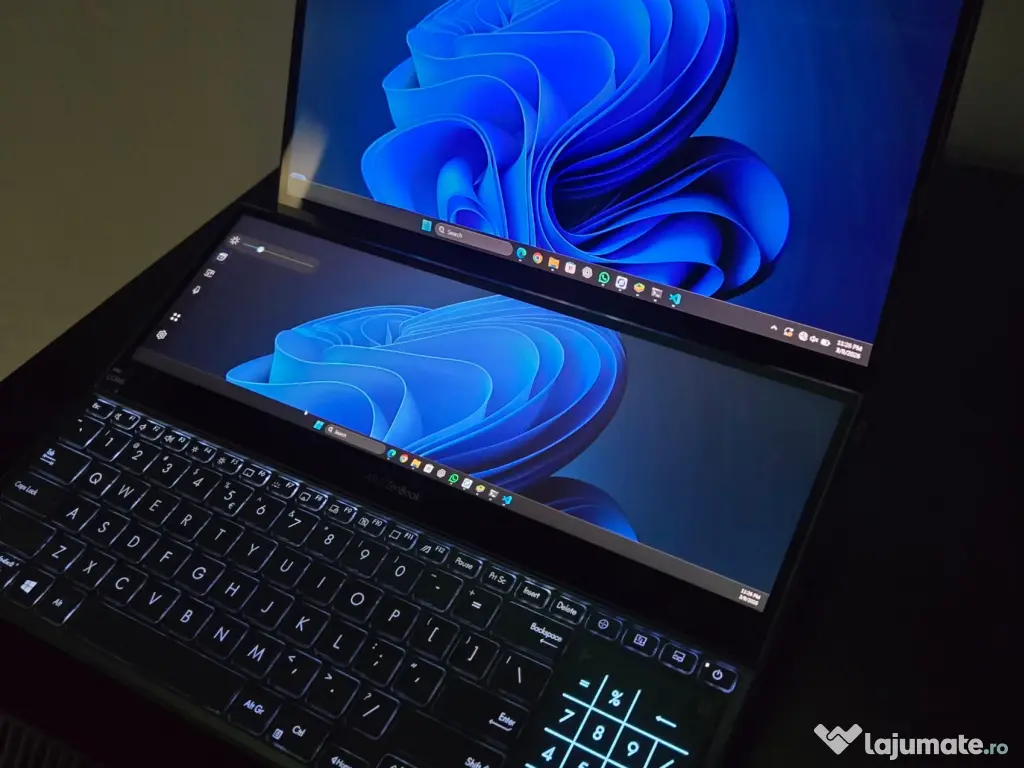 Laptop ASUS ZenBook Pro Duo 15 OLED — i9 / RTX 3080 / 32GB / 1TB