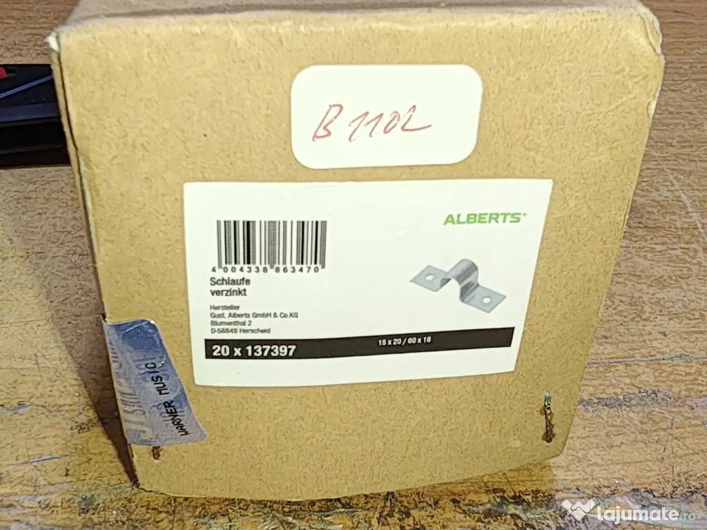 Bride metalice Alberts 15 X 20 - 60 X 18