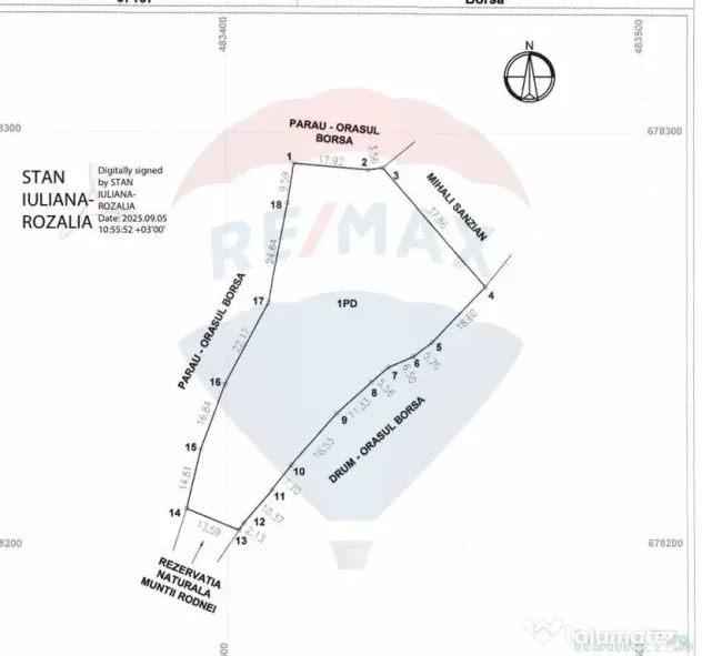 Teren 2,895mp Strada Priseci acces auto in zona telecabin...