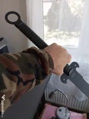 Sabie de Lupta REALA chineza KUNG FU, Traditionala GUAN DAO, oțel 1055 deosebita 
