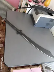Sabie de Lupta REALA chineza KUNG FU, Traditionala GUAN DAO, oțel 1055 deosebita 