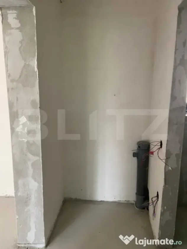 Apartament semifinisat de 2 camere, 51 mp, parcare, la 5 min
