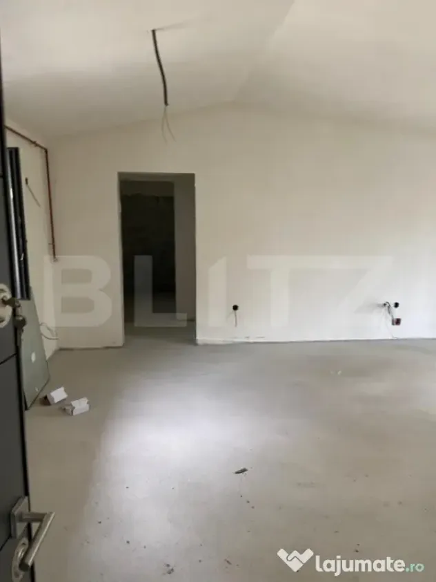 Apartament semifinisat de 2 camere, 51 mp, parcare, la 5 min