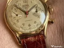 Ceas chronograf gold plated