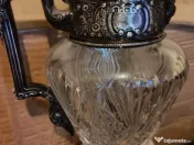 Carafa argint și cristal antika