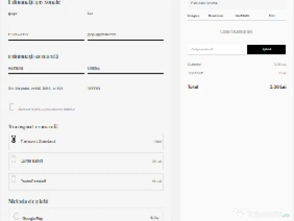 Creare Website - E-Commerce Fashion Complet