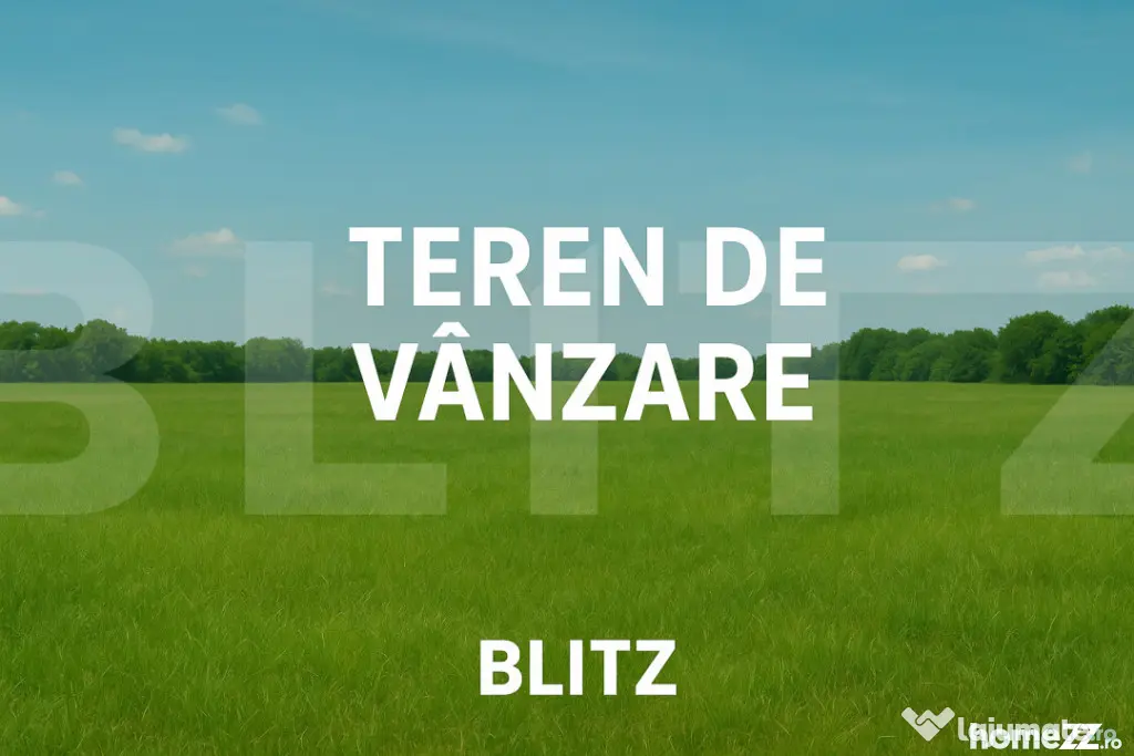 Teren extravilan 6000 mp în zona Lebăda – poziție excel