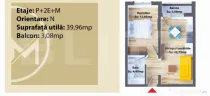 Apartament 2 camere, 39,96 mp, nou, Zona Ipotesti