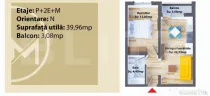Apartament 2 camere, 39,96 mp, nou, Zona Ipotesti