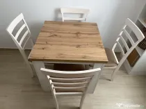 Masa si scaune lemn Jysk