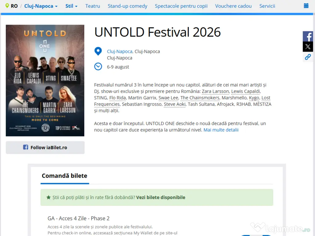 Abonamente U N T O L D