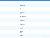 Trotineta electrica off-road OOTD T10 E-SCOOTER-Black-grey 