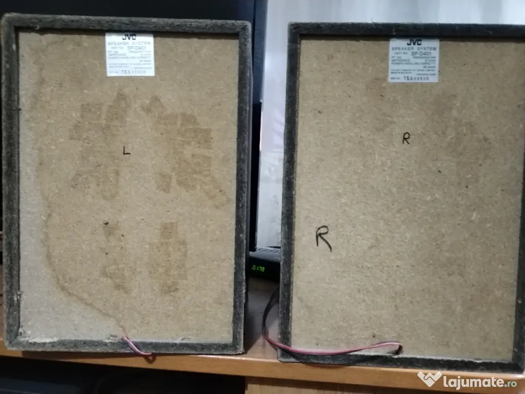 Boxe JVC de 80W pe 6 ohmi Hi-Fi