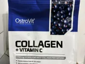 Colagen OstroVit + Vit C 400g sigilat coacăze negre 