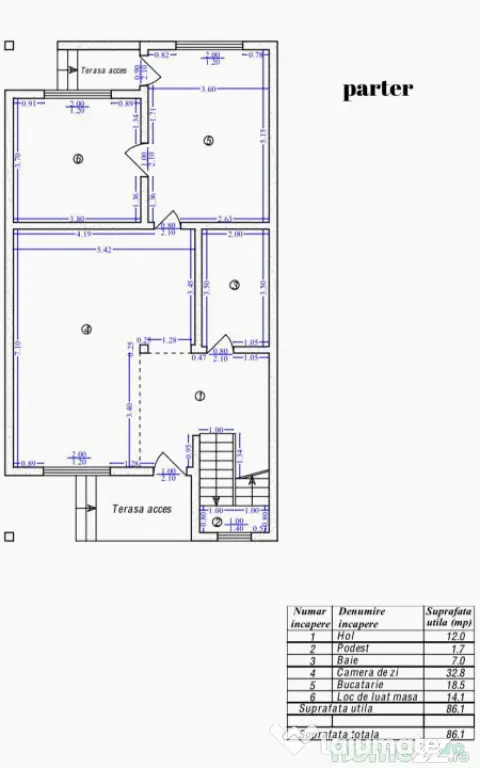 Casă S+P+E+M, 5 dormitoare, mansardă 85 mp, garaj – zona