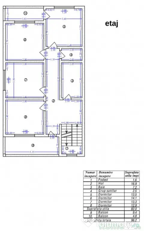 Casă S+P+E+M, 5 dormitoare, mansardă 85 mp, garaj – zona
