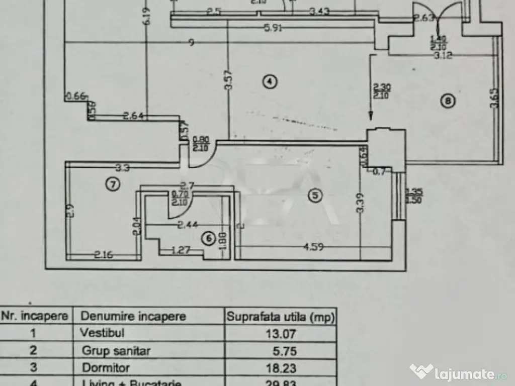 3 camere in UpGround la 5 minute de metrou Pipera