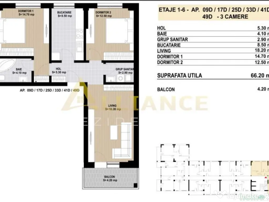 Berceni Oferta Ap 3 camere la plata cash