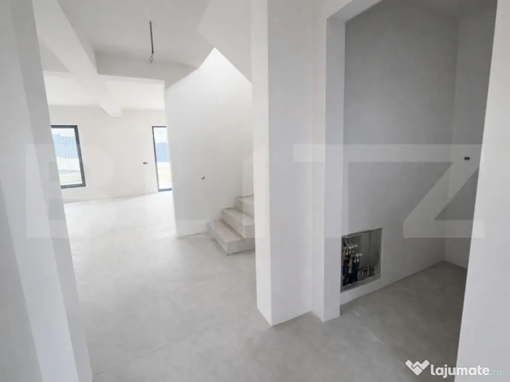 Casă individuală modernă cu 3 dormitoare, 120 mp utili, 4