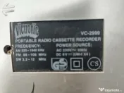 Radio casetofon portabil Victronic 