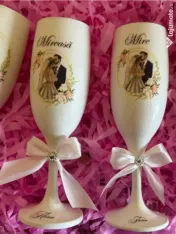 Pahare nunta personalizate 