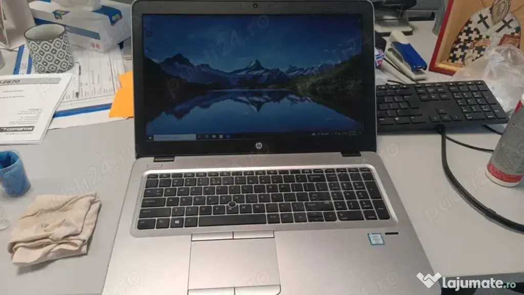 Laptop HP EliteBook 850 G3+geanta laptop HP+Docking station