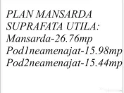 Vila duplex-5cam.-2parc.-curte lib.-125mp/centru Popesti ... 