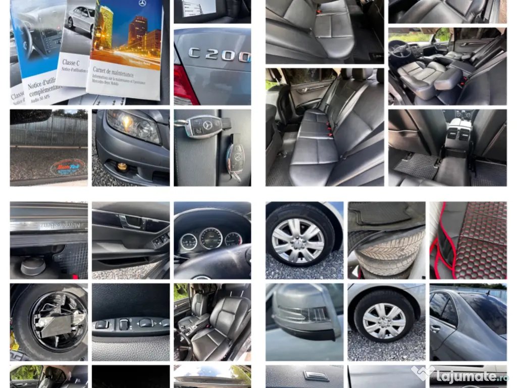 Mercedes-Benz C 200 CDI*2.2 D*navigatie*piele*af.2011*contract+fiscal