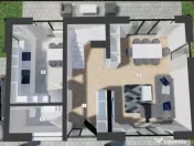 Casa individuala, garaj dublu, studiu nZEB, zona Ioan Rus 