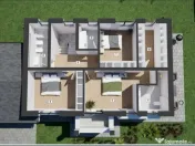 Casa individuala, garaj dublu, studiu nZEB, zona Ioan Rus 