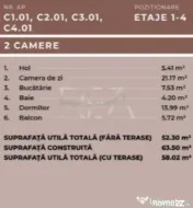 Apartament 2 camere, Ferdinand 
