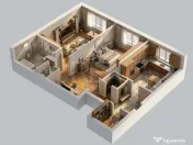 2 camere Vitan, inst. schimb., an 1980, metrou, renovat 