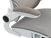 Vand scaun de  birou Veltrix White frame Grey, nou 