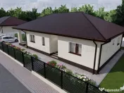 Casa parter 4 camere incalzire in pardoseala in Domnesti 