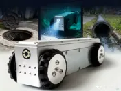 Mini robot inspecție conducte 100 mm – IP68, WiFi, cablu 150 m, industrial 