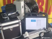 Mini robot inspecție conducte 100 mm – IP68, WiFi, cablu 150 m, industrial 