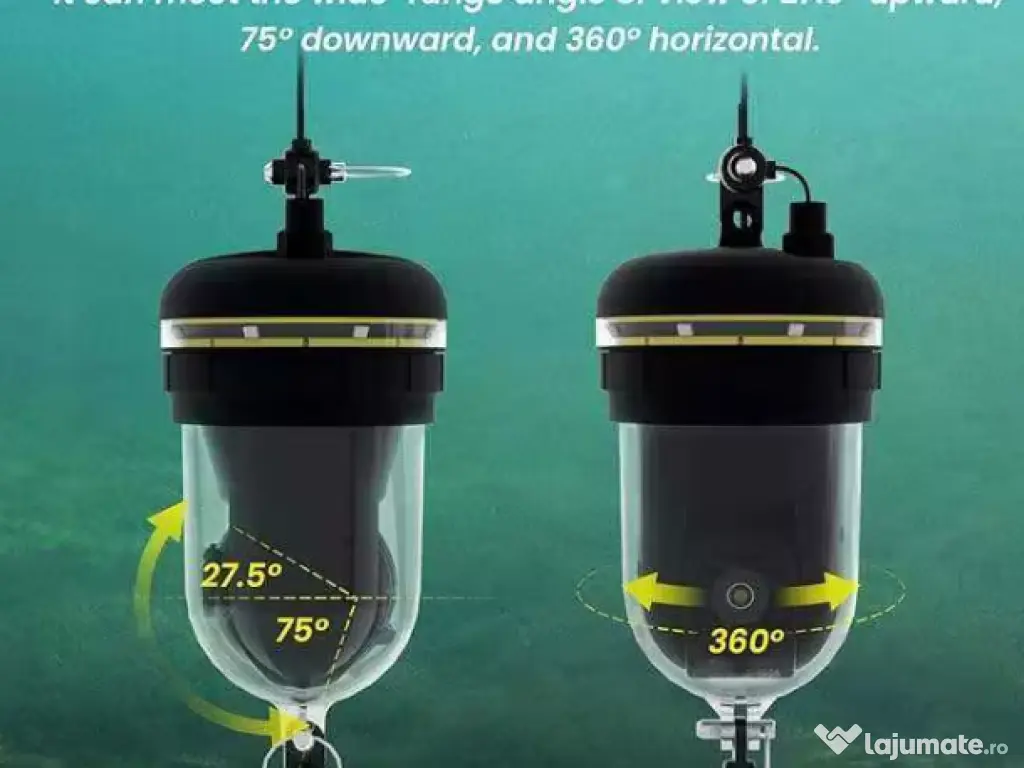 Dronă subacvatică profesională HD 1080P, GPS, autonomie 6h, pescuit si explorare