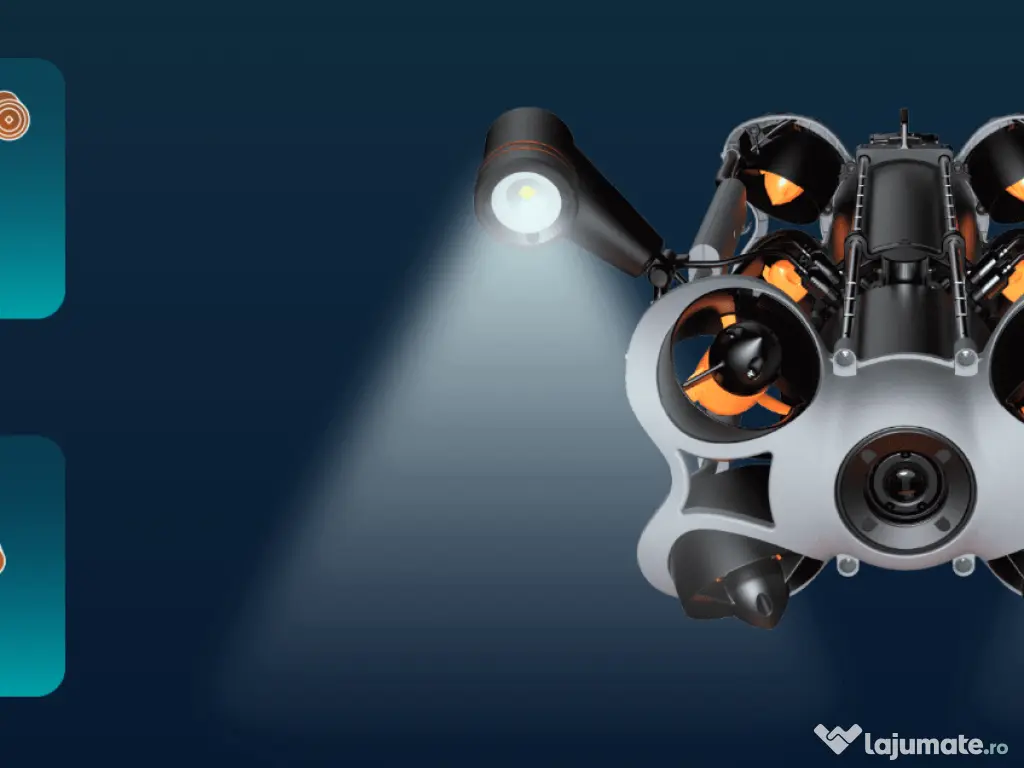 ROV subacvatic profesional heavy-duty, modular – 200 m adâncime